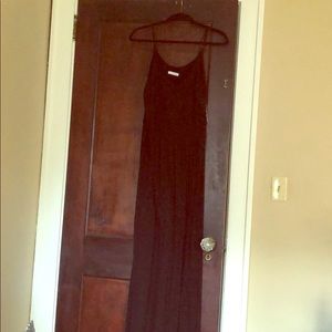 Lush Jersey Black Maxi Dress
